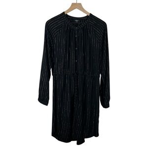 Rails Bella Shirt Dress in Gilded Metallic Stripe